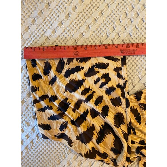 Iman Cheetah Animal Print Size Medium Pajama Pants w/ Pockets Elastic Waist - Picture 9 of 9